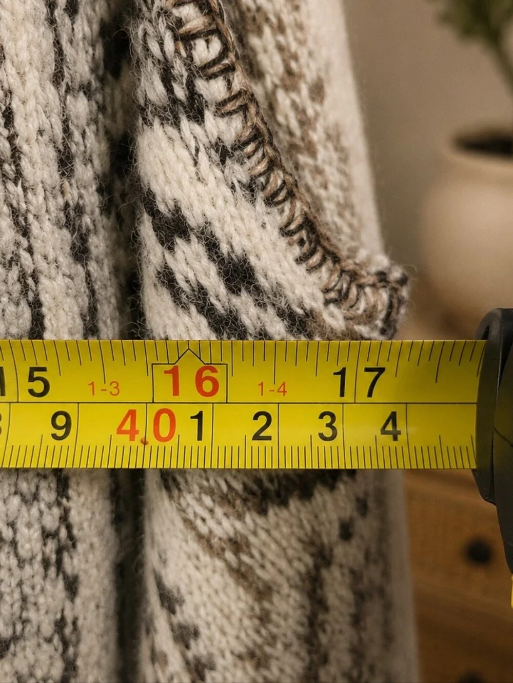 Free People Boho Textured Knit Sweater Vest Raw Edge Hook Front Oversized XS/S